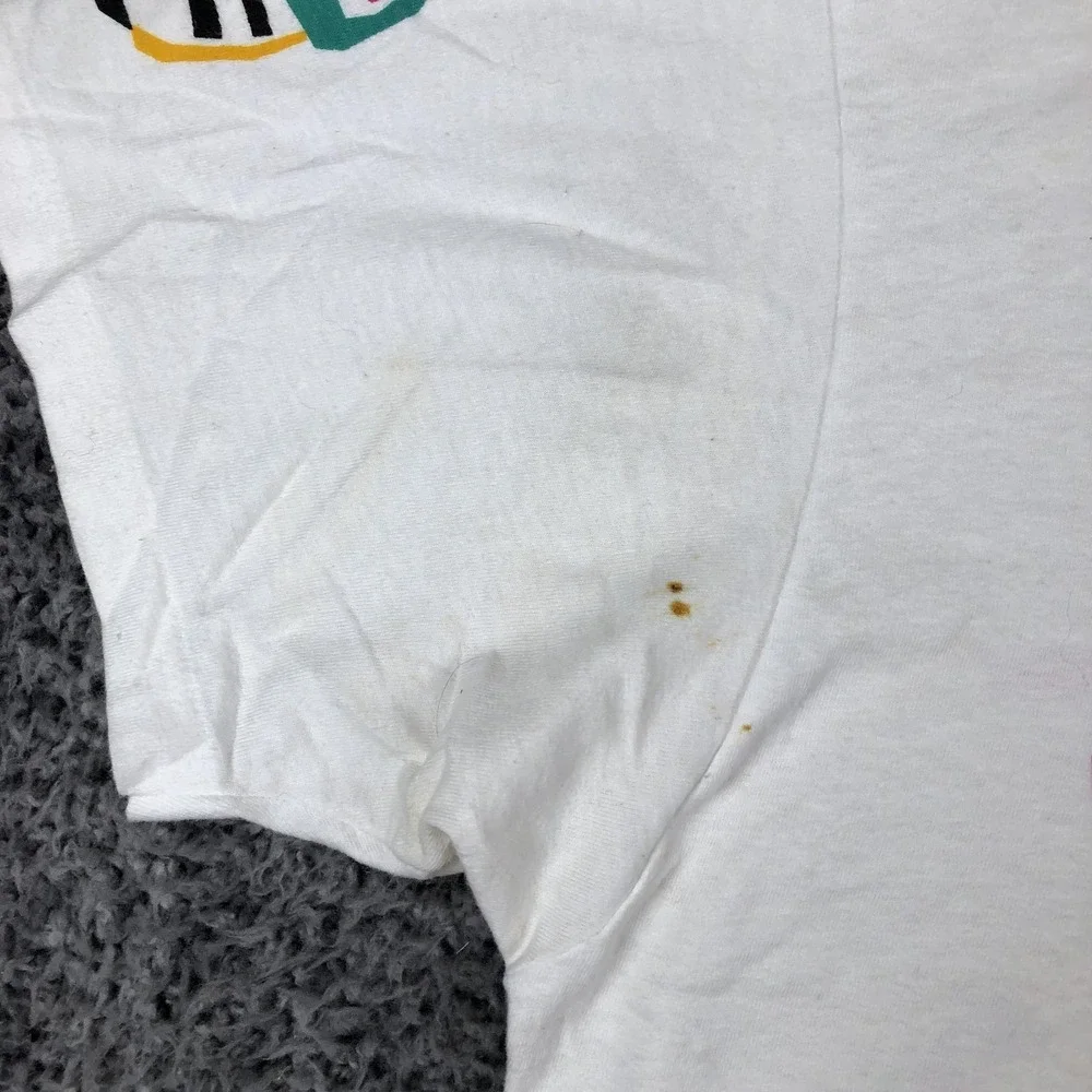 Vintage Rideshare Shirt Mens XL White‎ Keep California Moving Graphic Hanes 90s